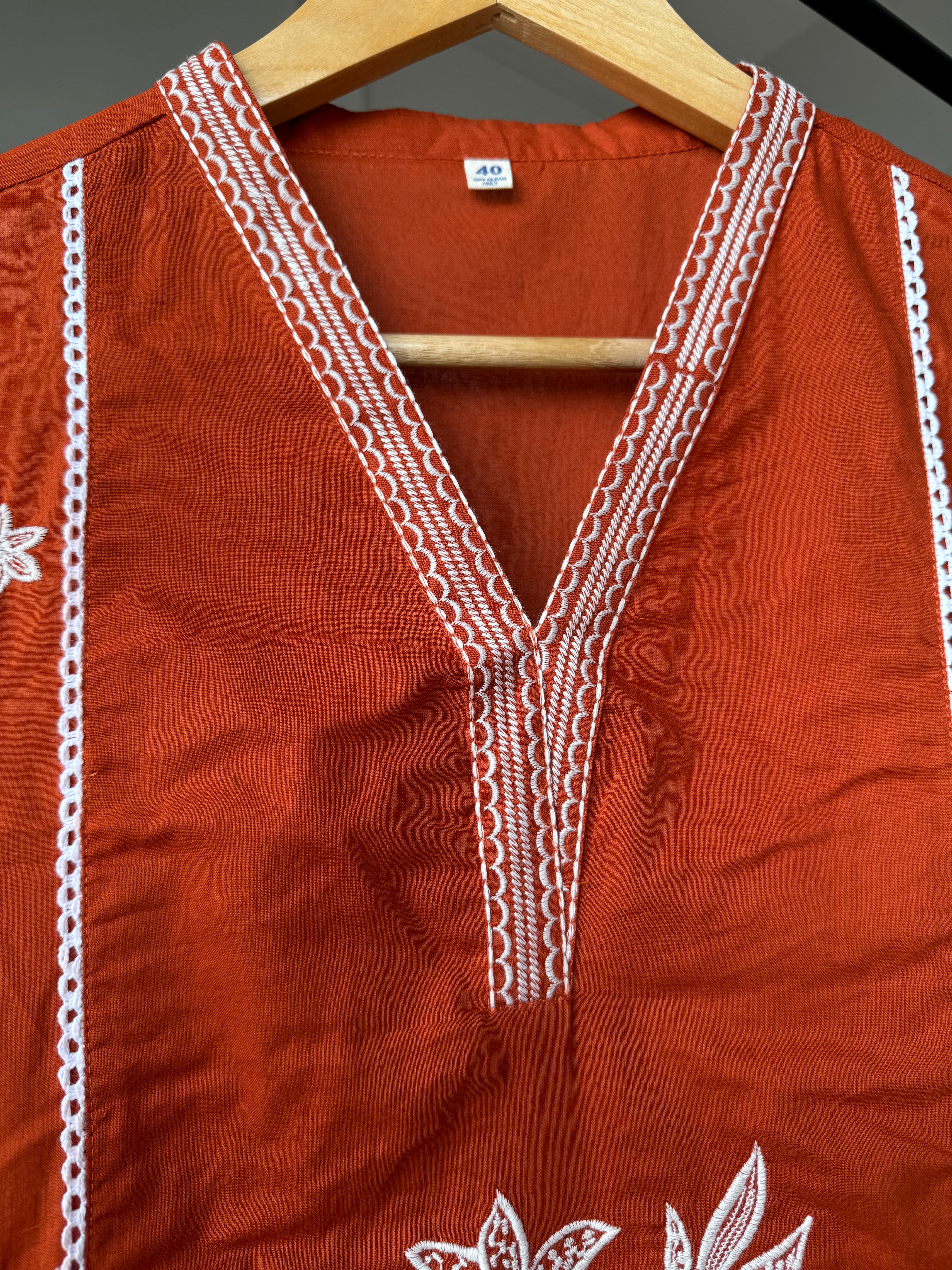 Neelam Cotton Embroided Drees