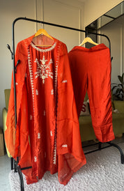 Aaliaa Full Embroided Set