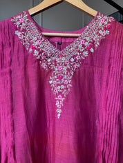 Handwork Mul Chanderi Dress