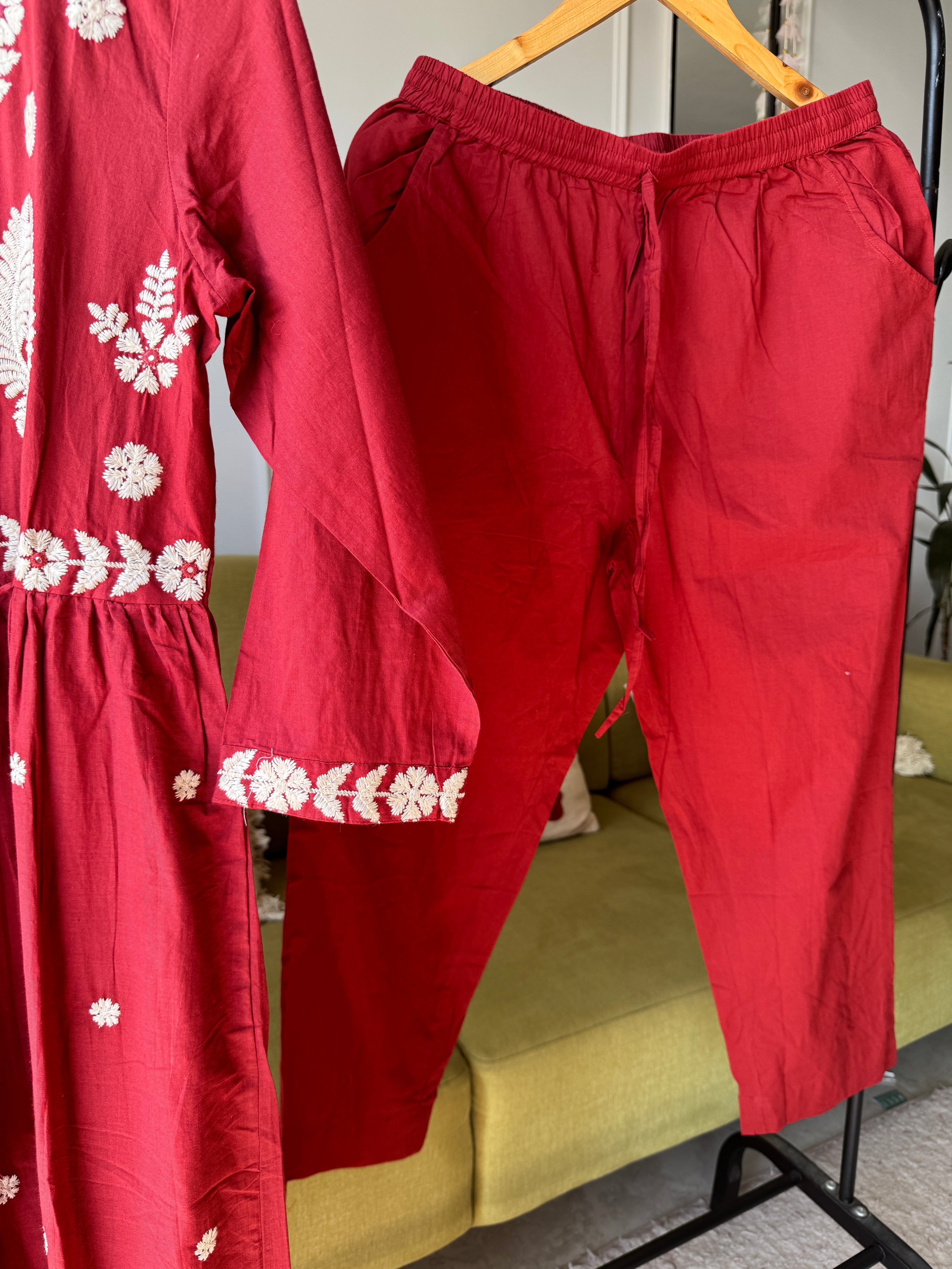 Sashi Embroided Cotton Dress