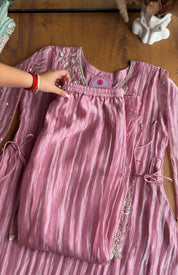 Chandni Hand Work Coords- Pink