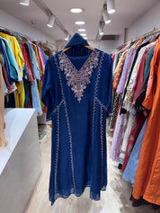 Handwork Dress- Blue