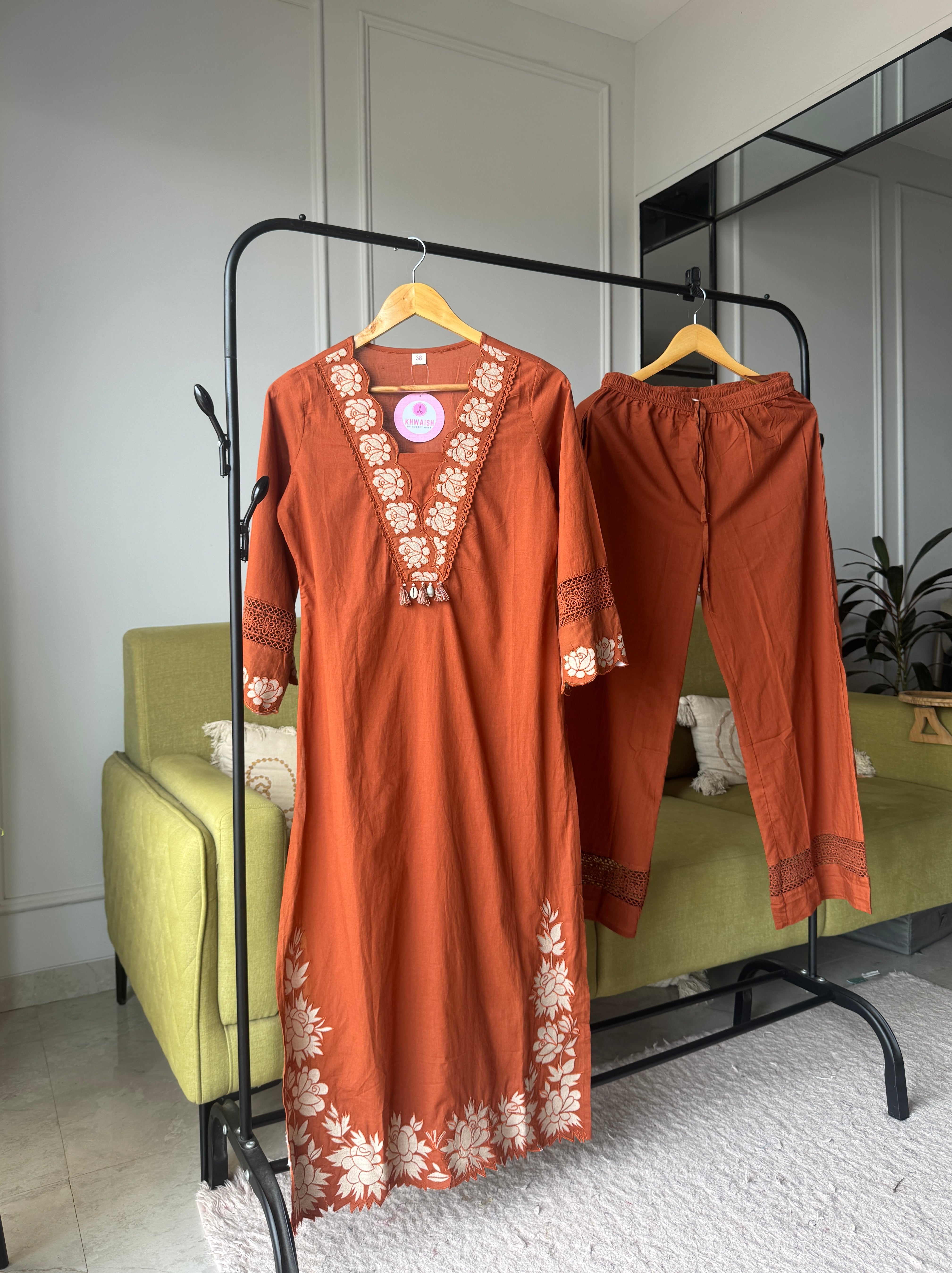 Monika Flower Embroided Dress