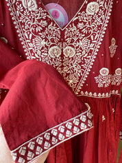 Prachi Embroided Cotton Dress