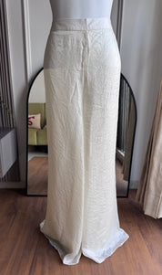 Seema Handwork Halter neck Sharara Dress- White