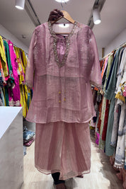 Kashi three piece hand work Coords -Dusty Pink