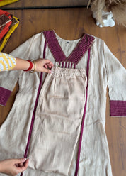 Arohi Tassel And Kaudi Latkan Dress- Ivory