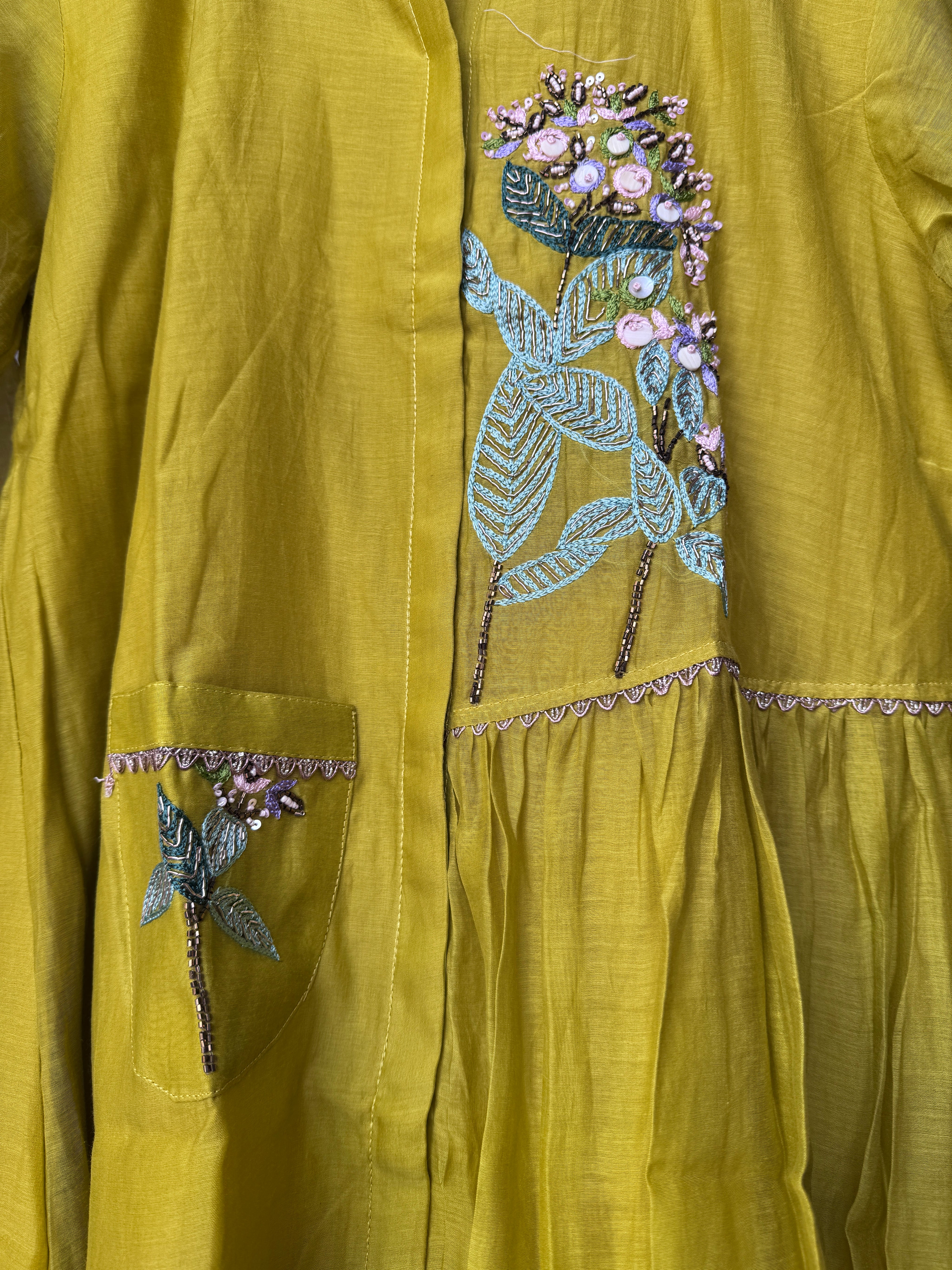 Kiki Handwork Mul Chanderi Coord Set