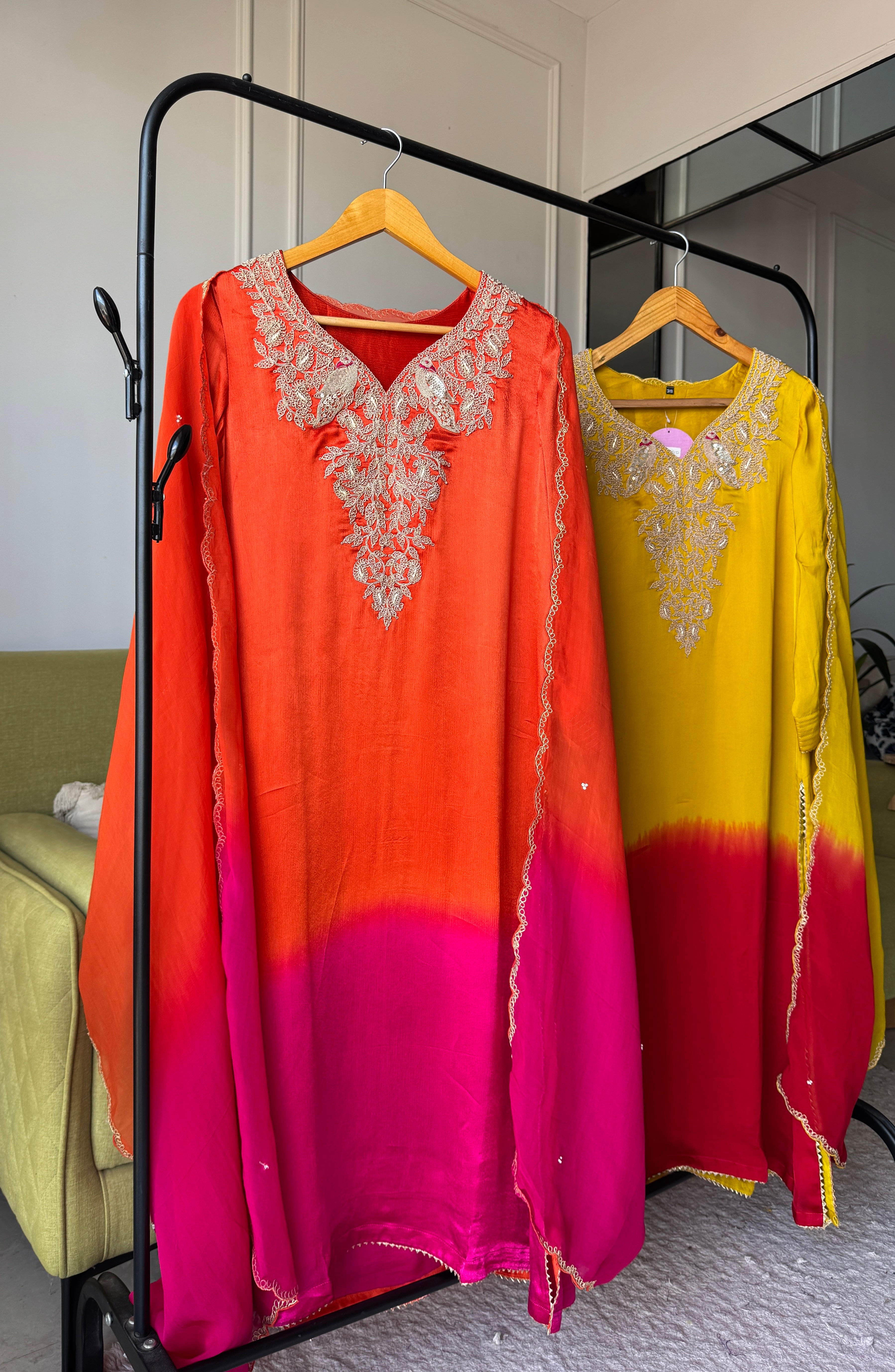 Tripti Gajji Silk Zari Handwork Dress