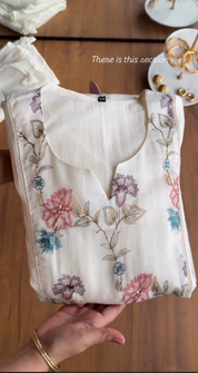 Tisha Mul Chanderi Dress