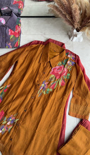 Tara Mul Chanderi Coord Set (Pre Order 10 Days)