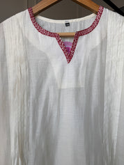 Hina Embroided Dupatta Lace Work Dress