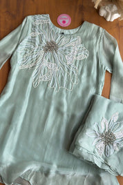 Nysa Handwork Coords  -Powder Blue (Make to Order)