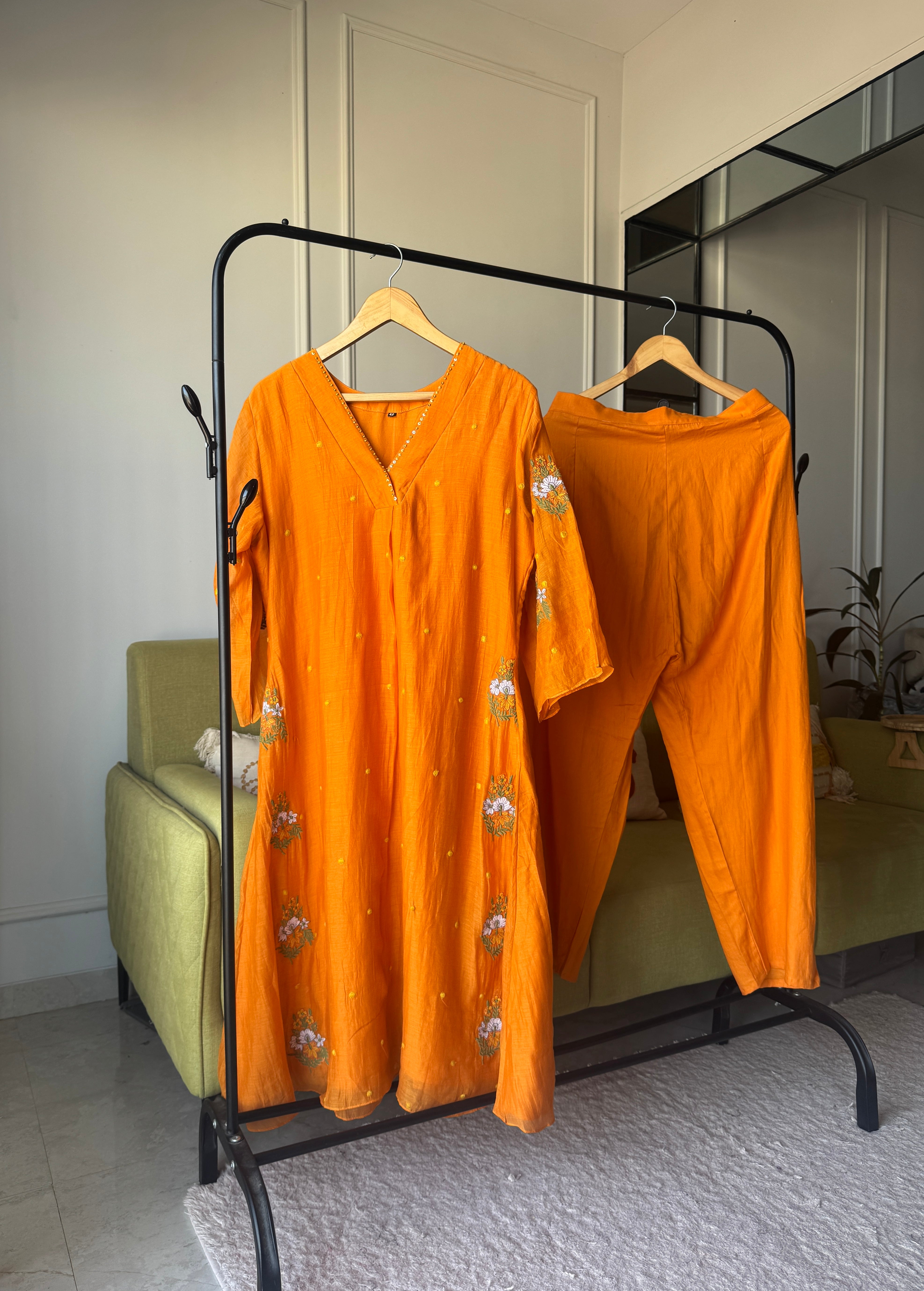 Roshini Mul Chanderi 2 Piece Set (Pre Order 15 Days)