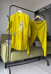 Kiki Handwork Mul Chanderi Coord Set