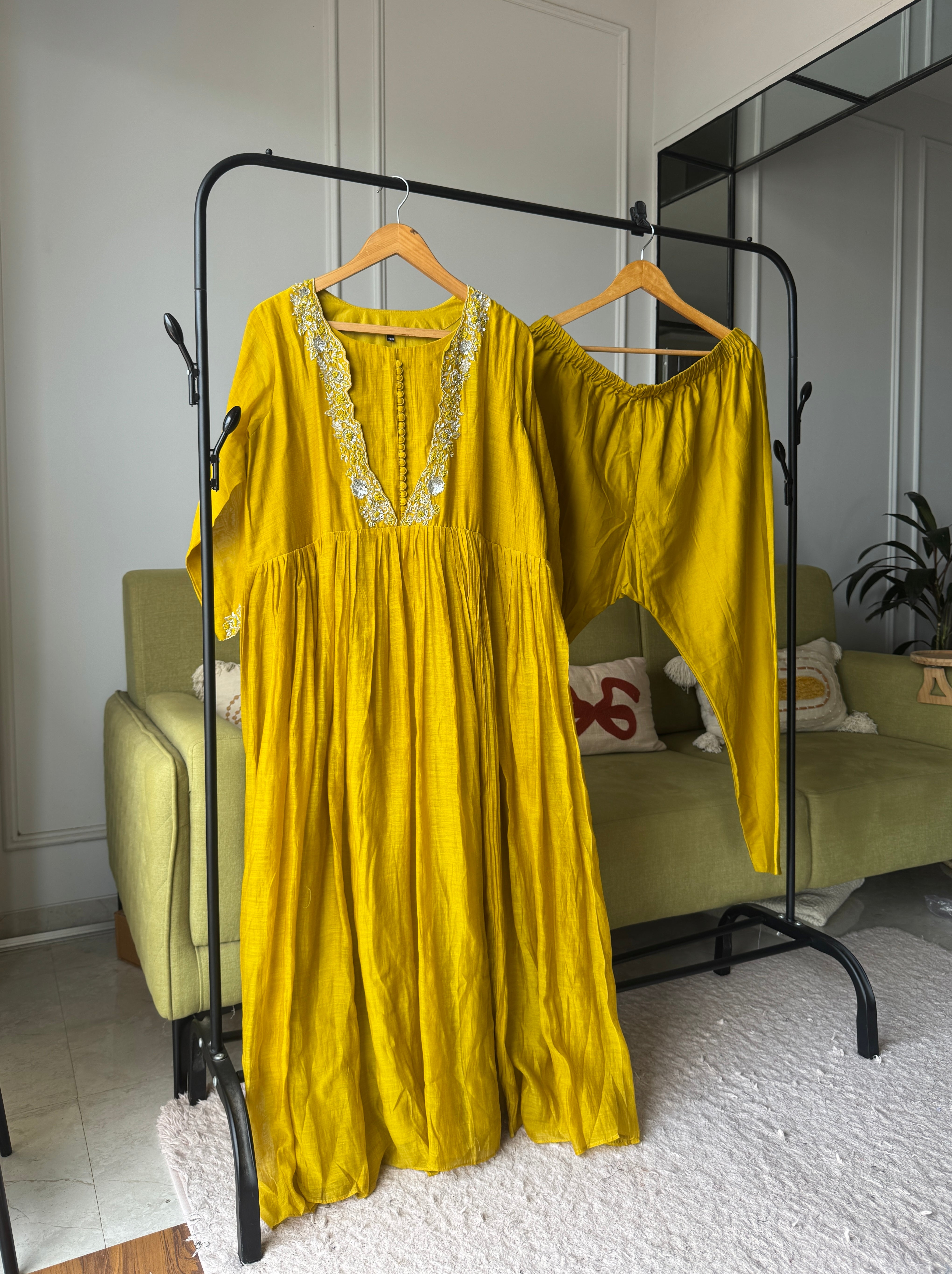 Pralambika Designer neck anarkali dress