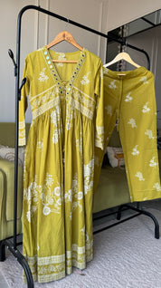 Ritika Mirror Work Anarkali Dress