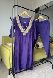 Jasmine Bustier Plus Kurti And Pants Set(Make to Order 10 days)