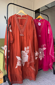 Aakriti Embroided Cotton Dress