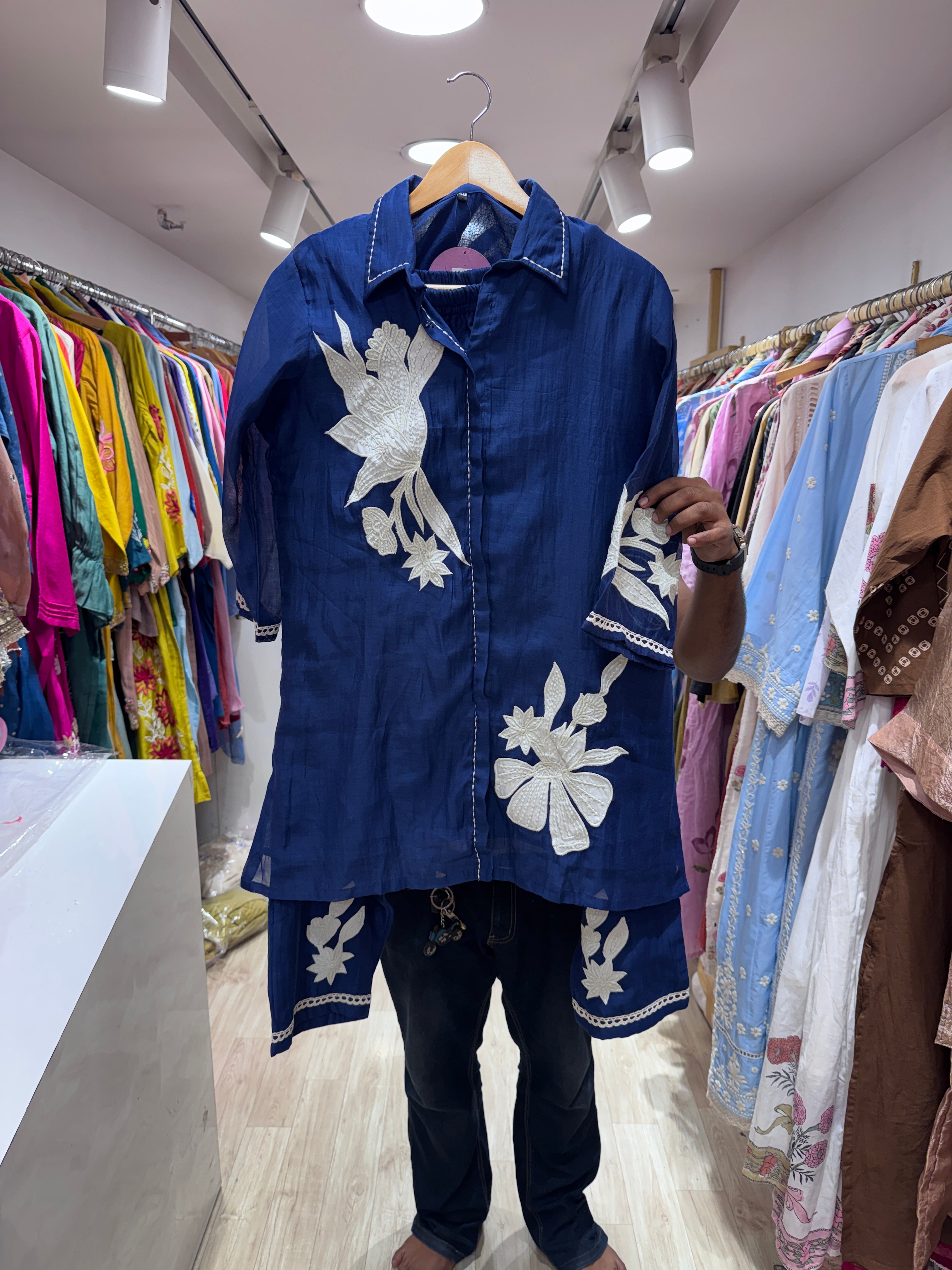 Patchwork Coord set- Blue