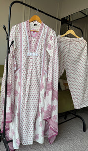 Pihu Bell Sleeves Print Cotton Dress