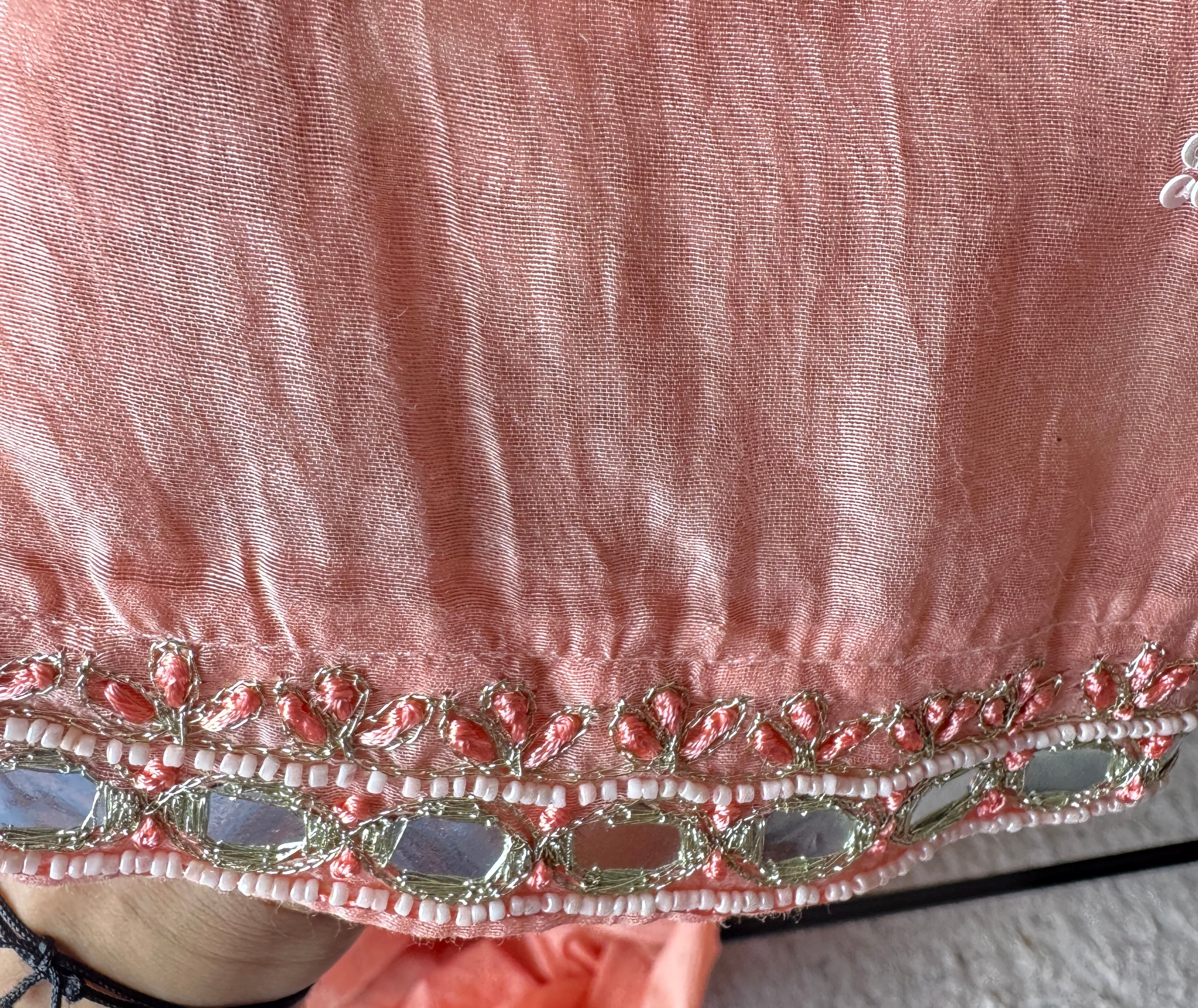 Dua Mul Chanderi Aline Dress (Make to Order)
