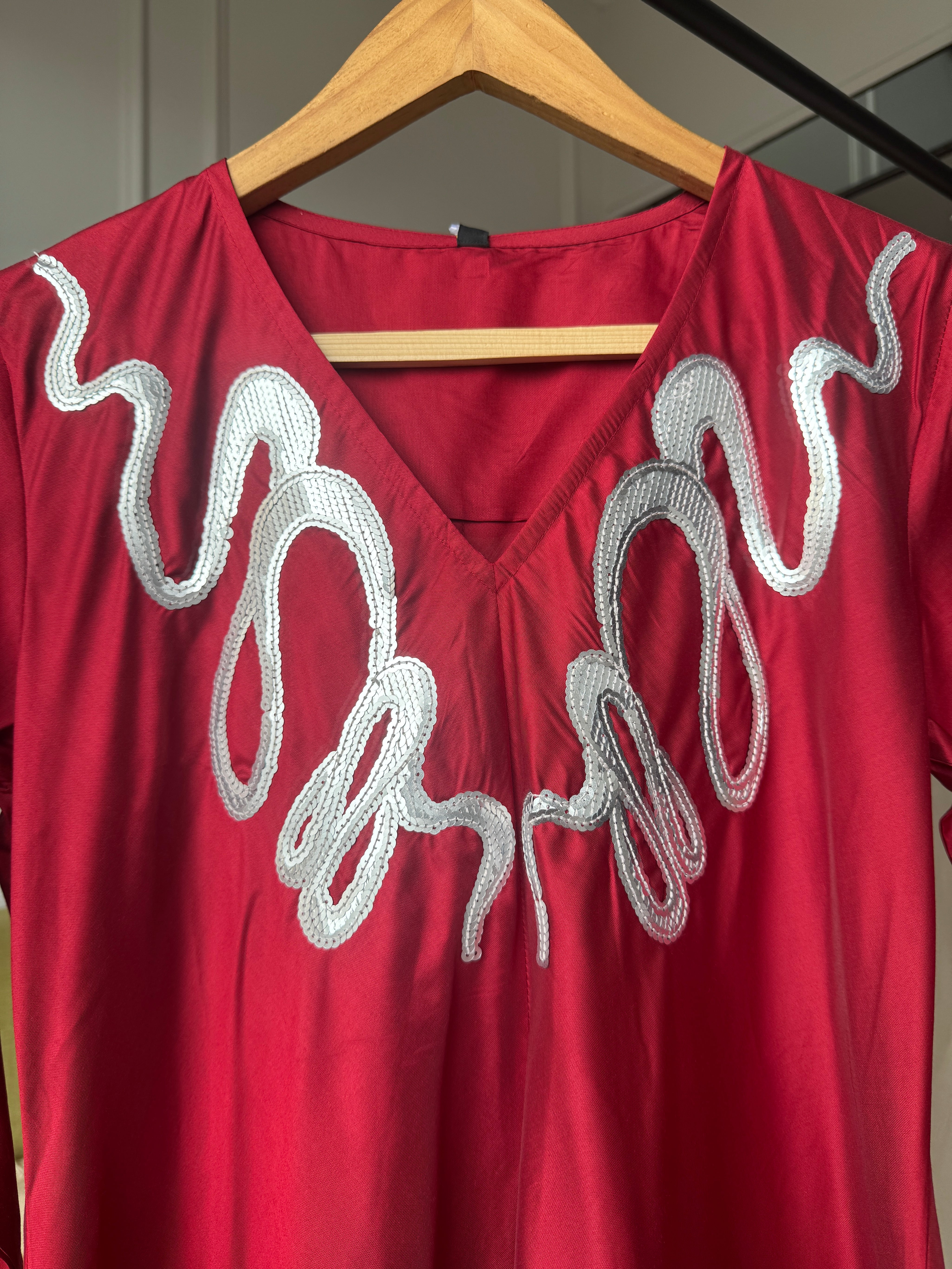 Alpa Satin Silk Coord Set