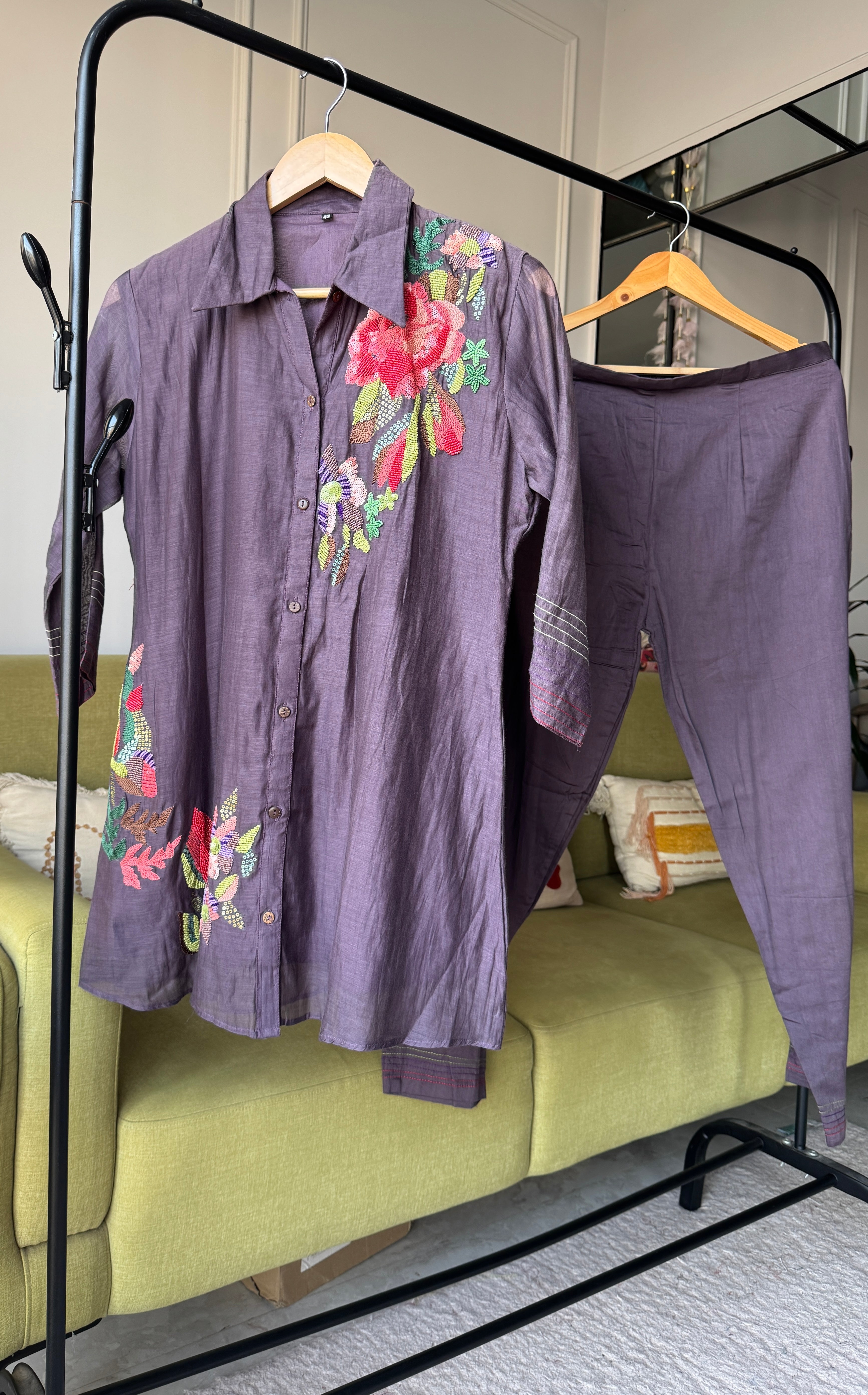 Tara Mul Chanderi Coord Set