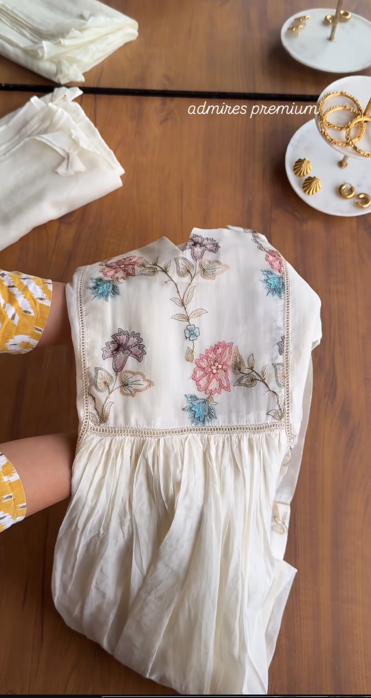 Tisha Mul Chanderi Dress