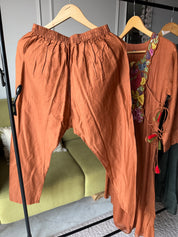 Alia Mul Chanderi Embroided Dress