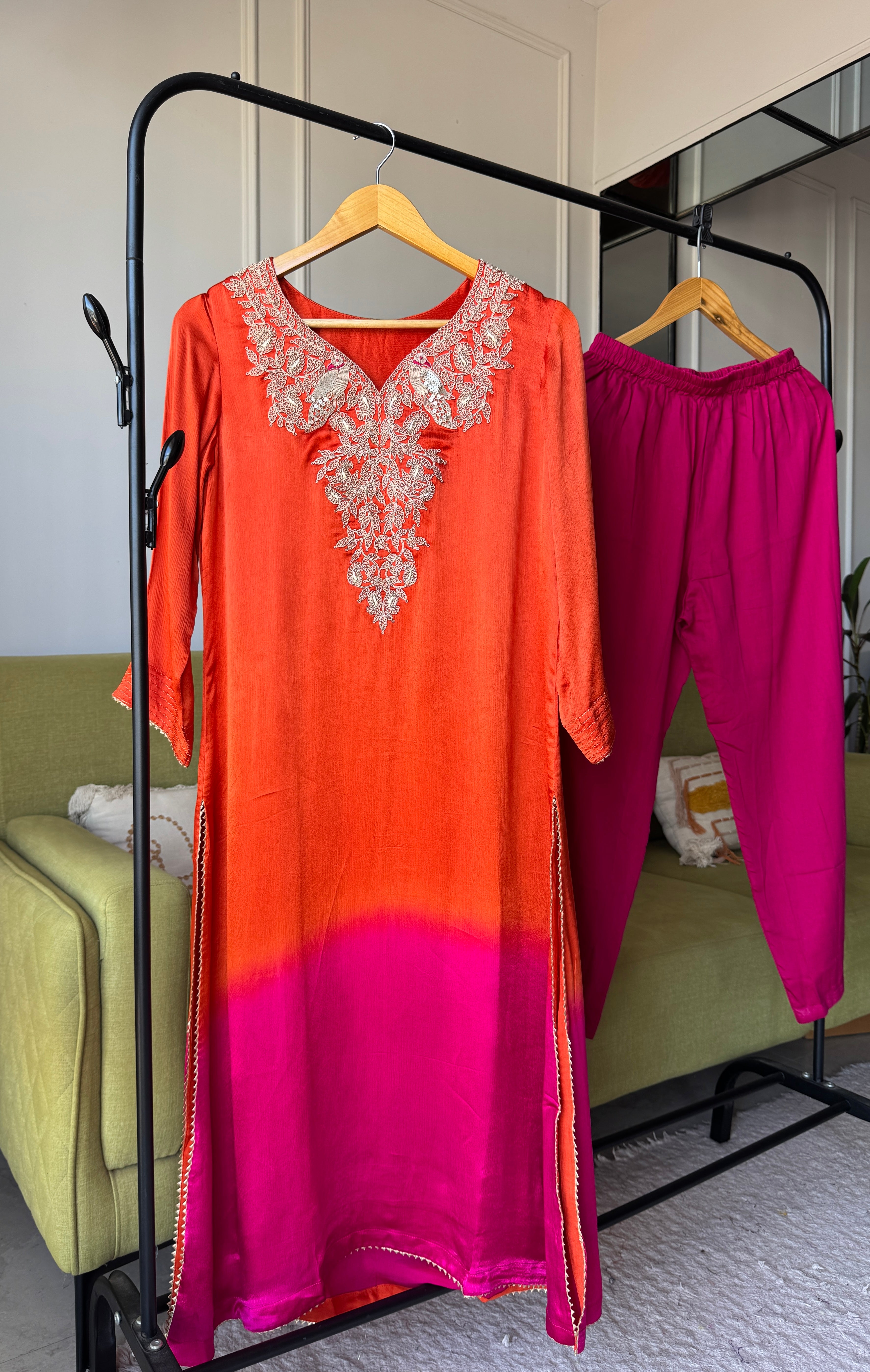 Tripti Gajji Silk Zari Handwork Dress