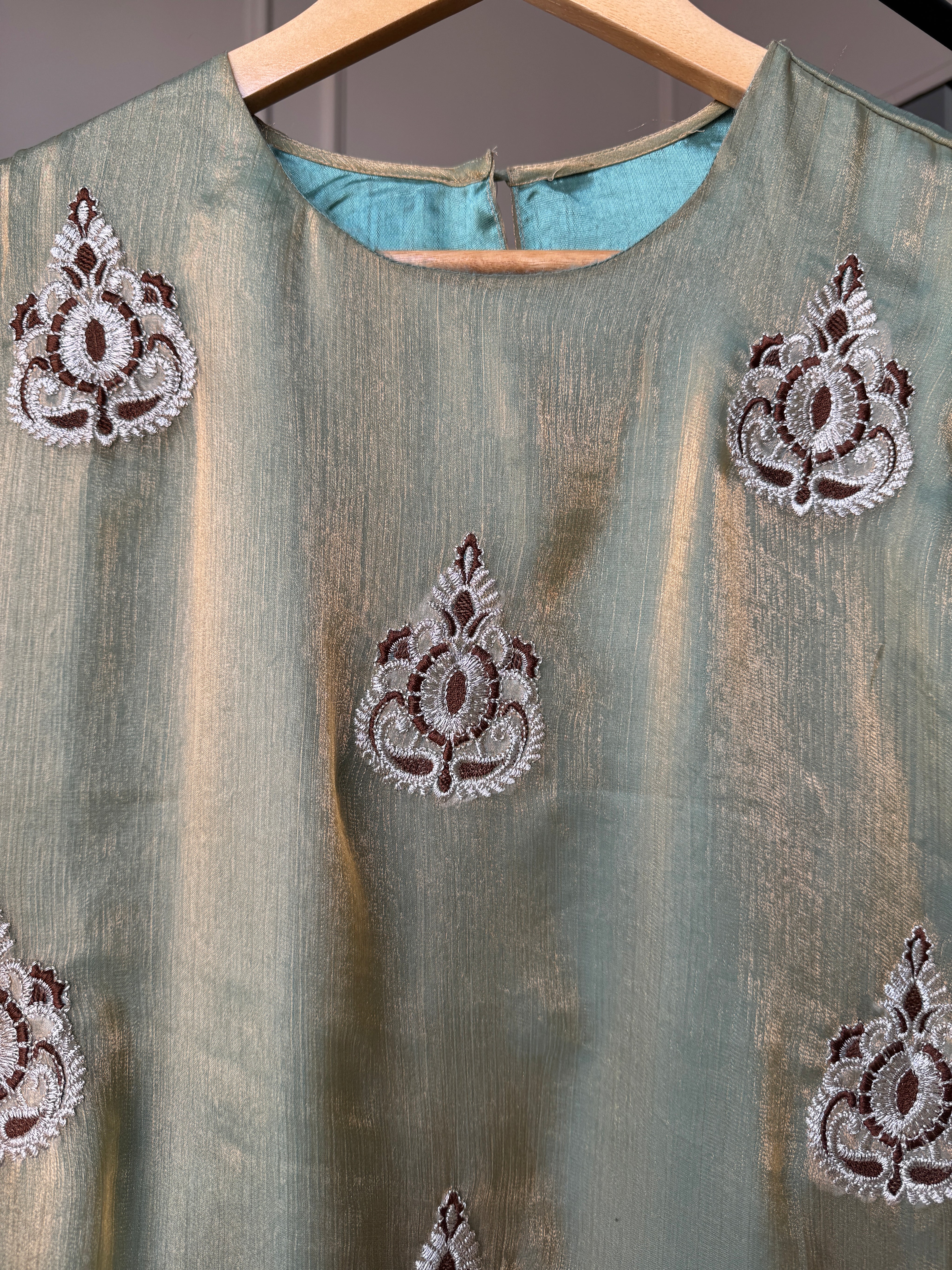 Nilima Tissue Embroided Dress
