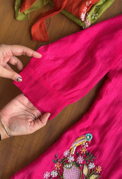 Dhyana Handwork Coords-Pink