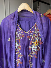 Ankita Mul Chanderi Embroided Dress