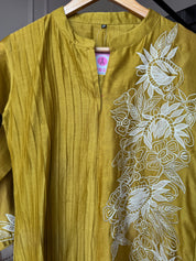 Kanishka Embroided Dress-Yellow