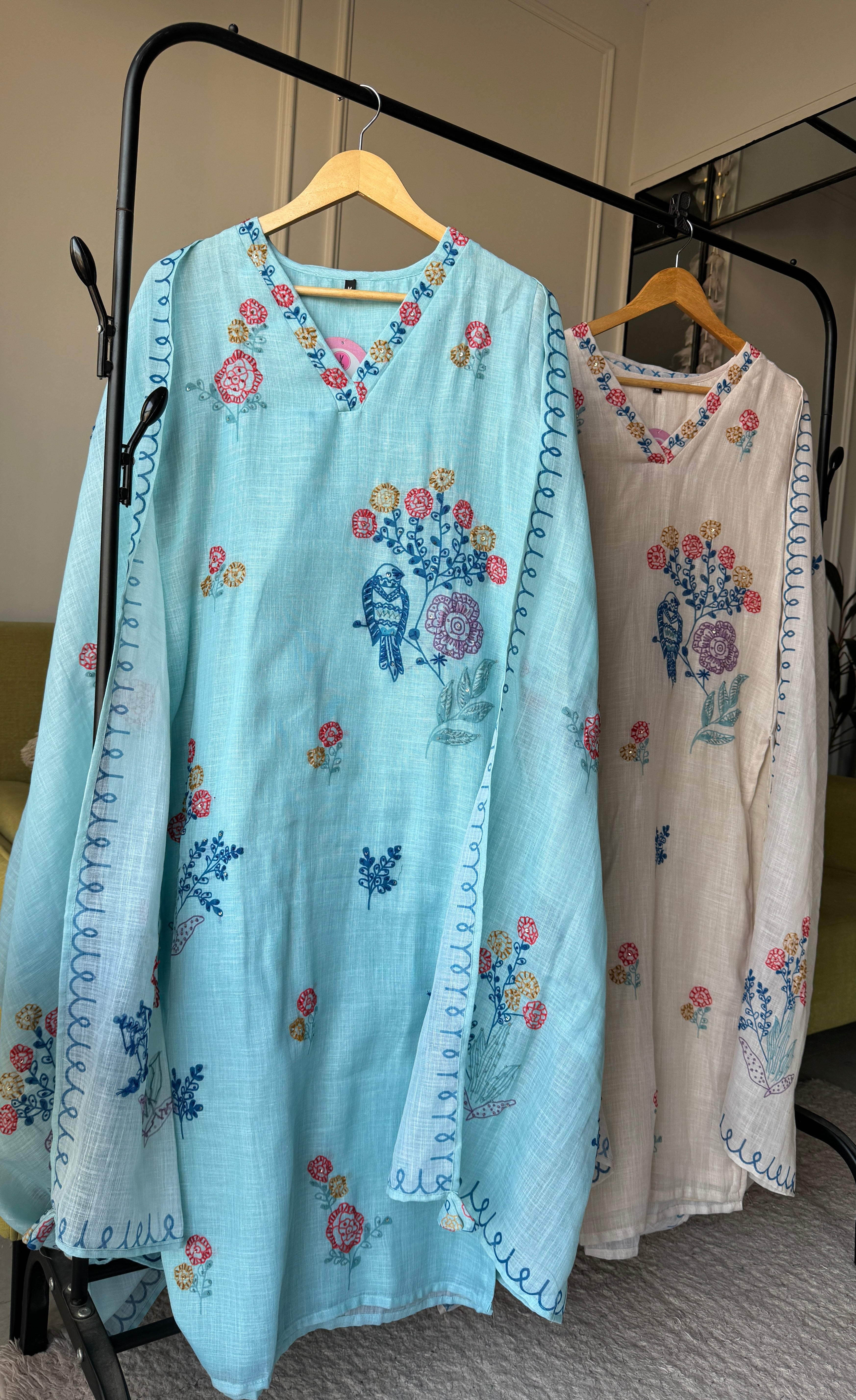 Sheenam Flower Embroided Dress