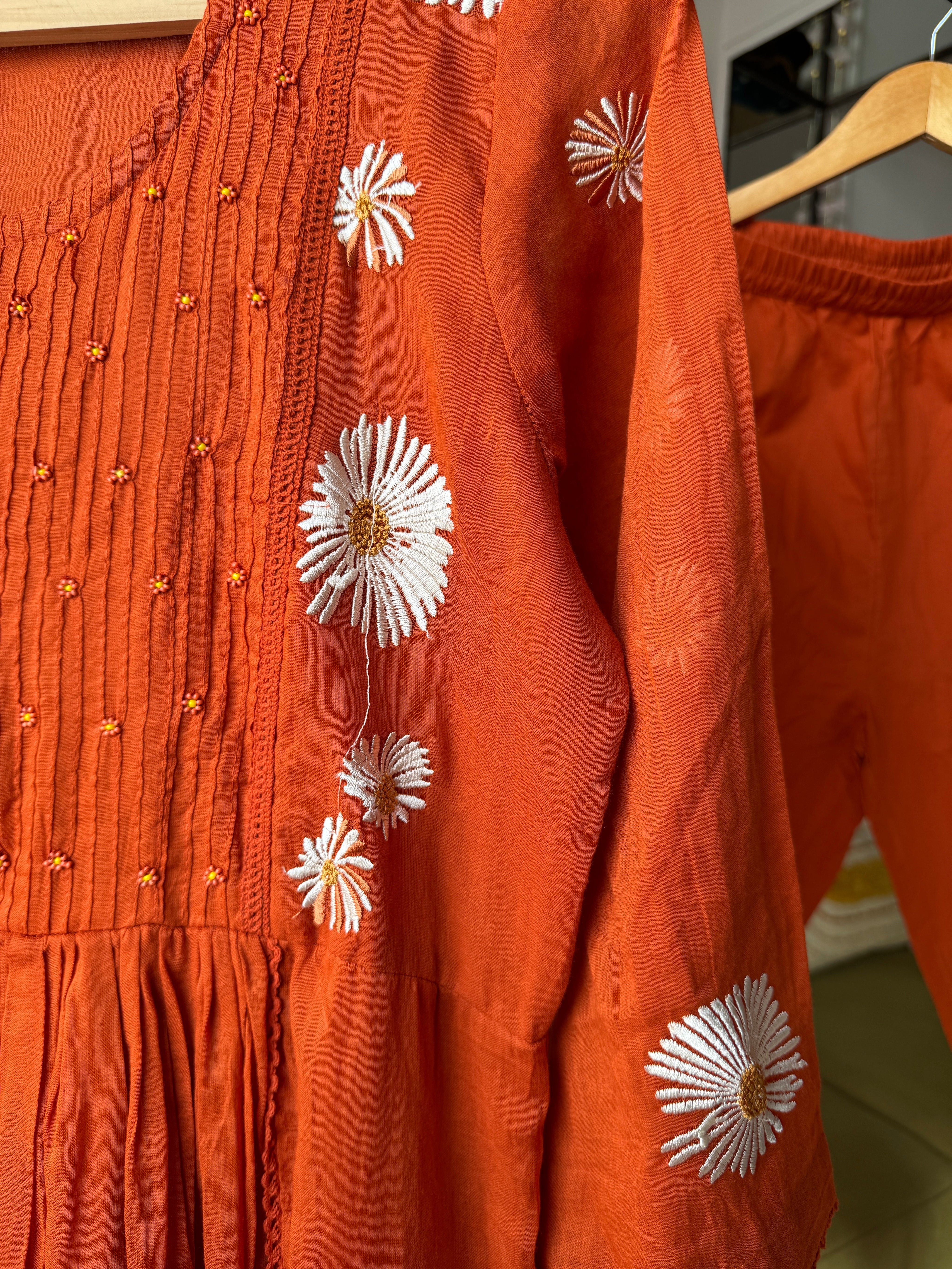 Priyal Mul Cotton Dress