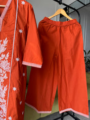 Neelam Cotton Embroided Drees