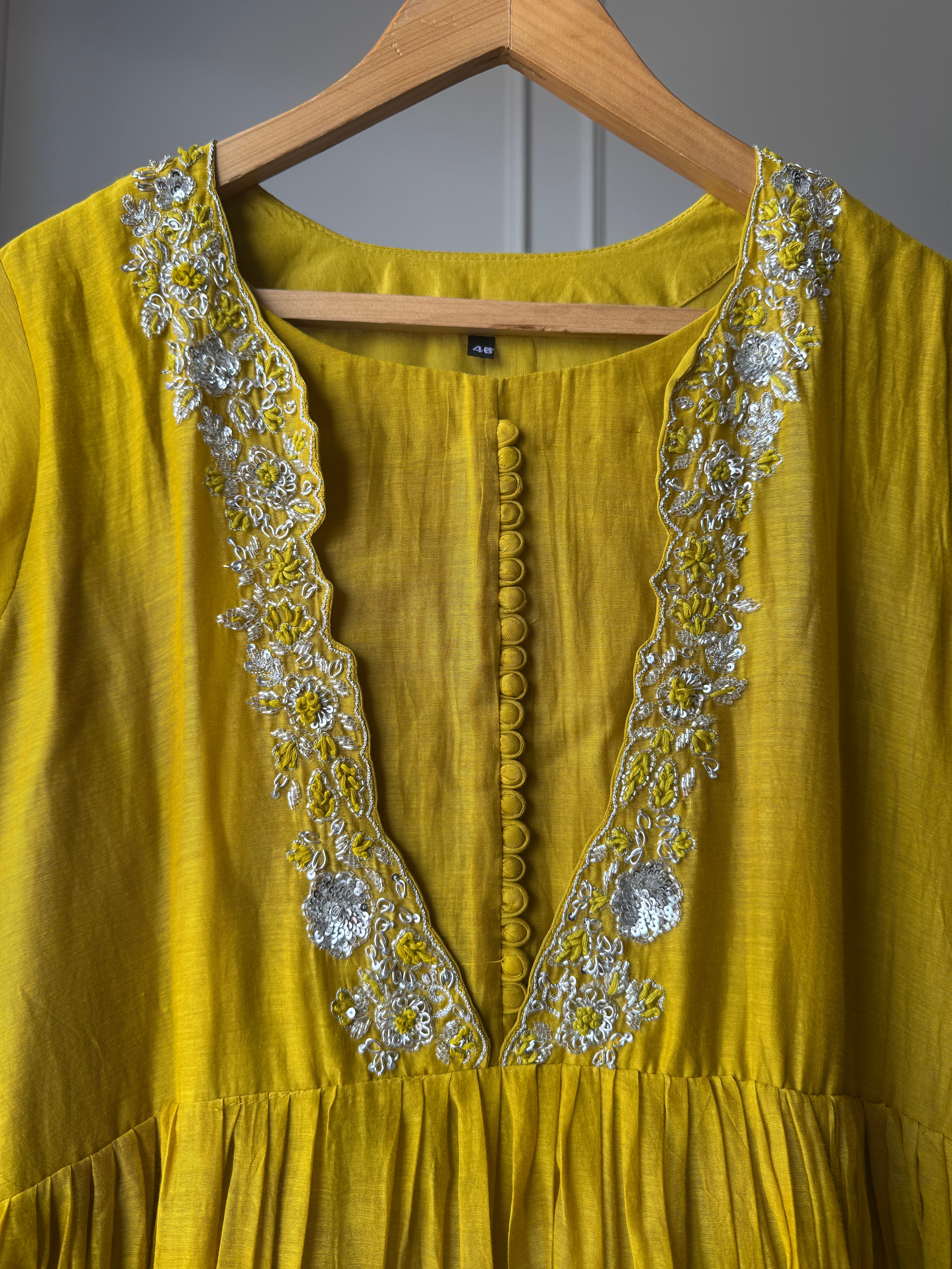 Pralambika Designer neck anarkali dress