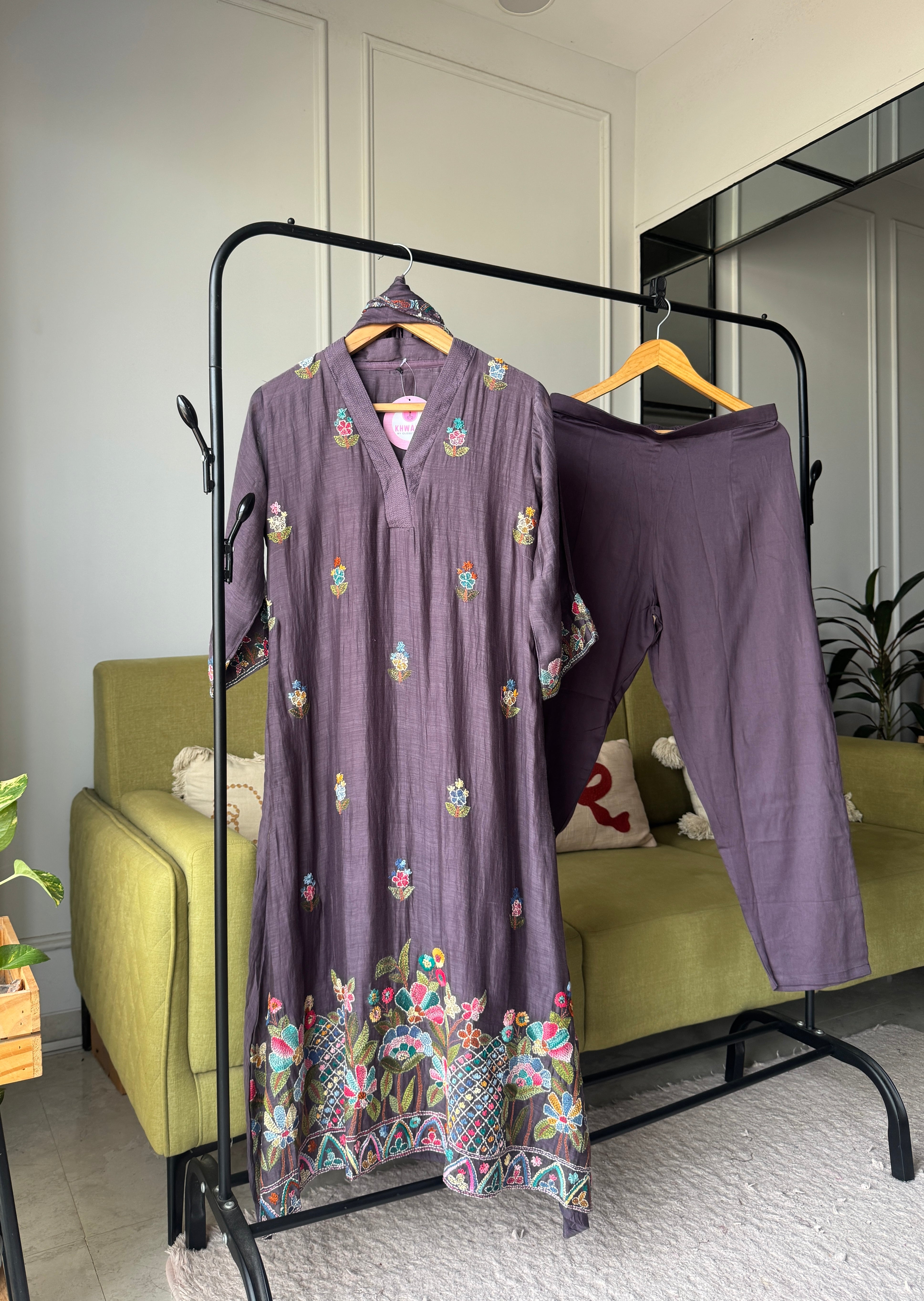 Shanaya Mul Chanderi  Dress
