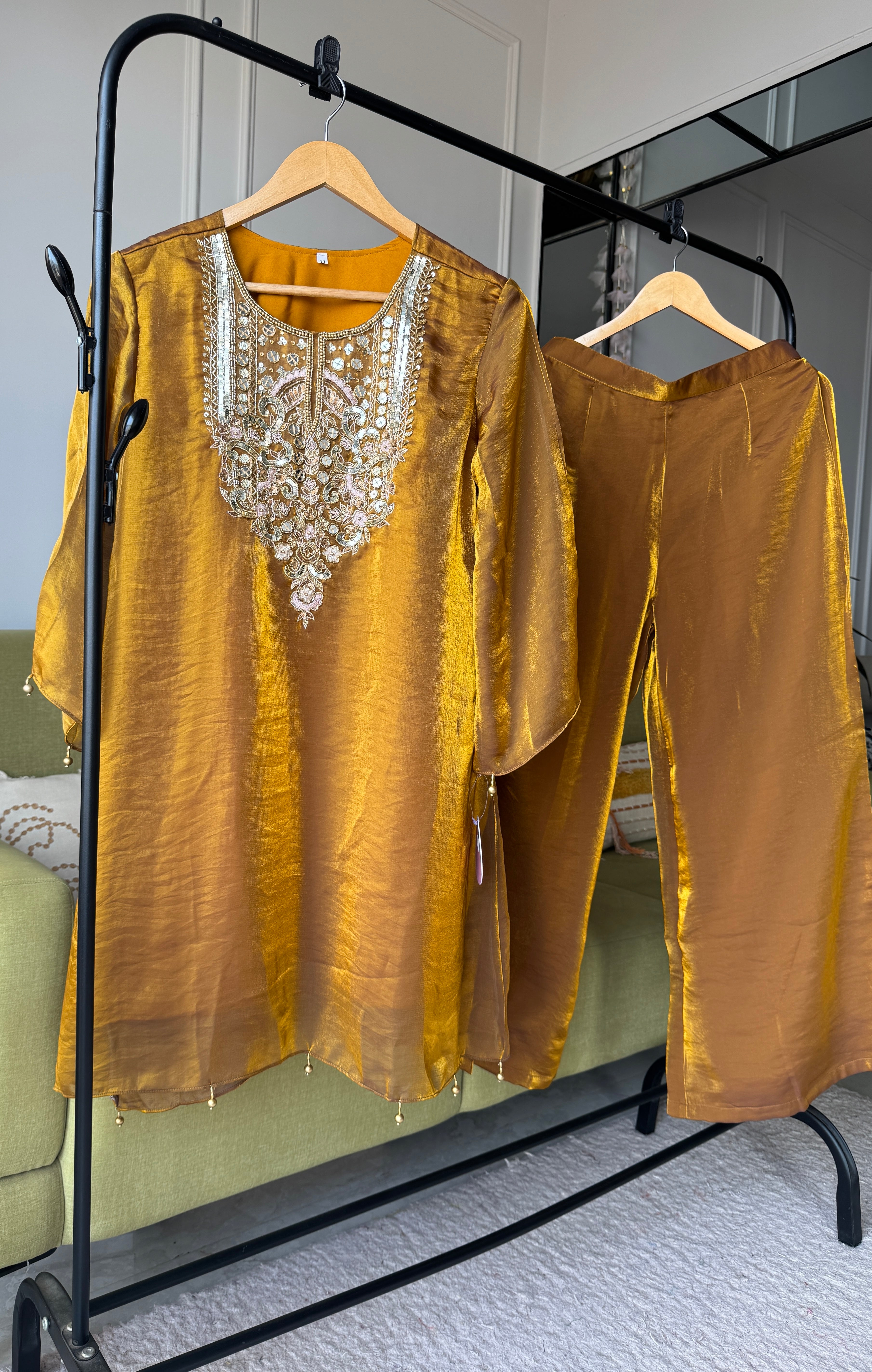 Meher Glass Tissue Coord Set