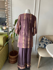 Nehal Mirror Work Coords - Purple