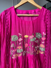 Gayatri Mul Chanderi Handwork Dress