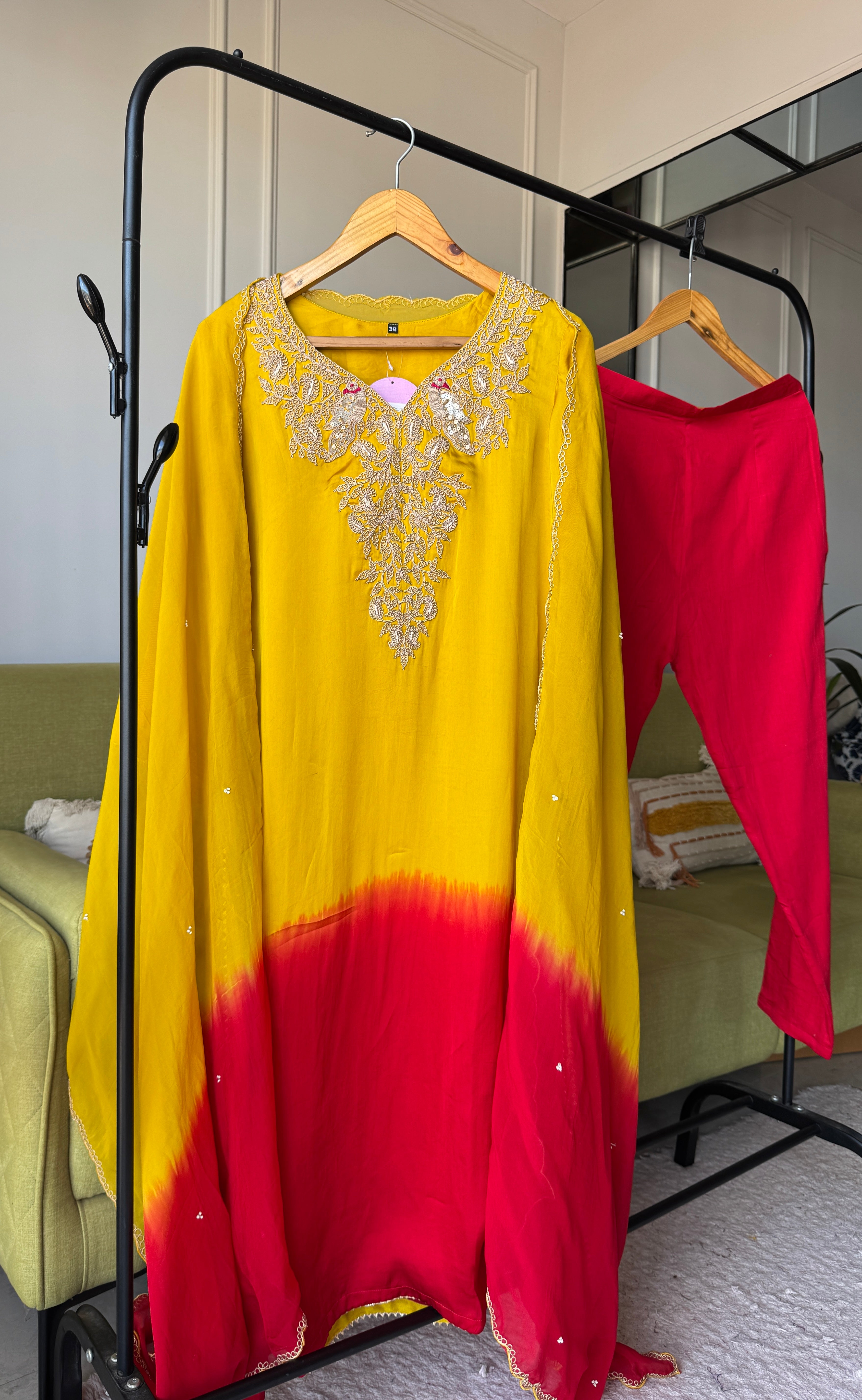 Tripti Gajji Silk Zari Handwork Dress