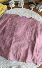 Akshara naksh neckline dress- Baby Pink