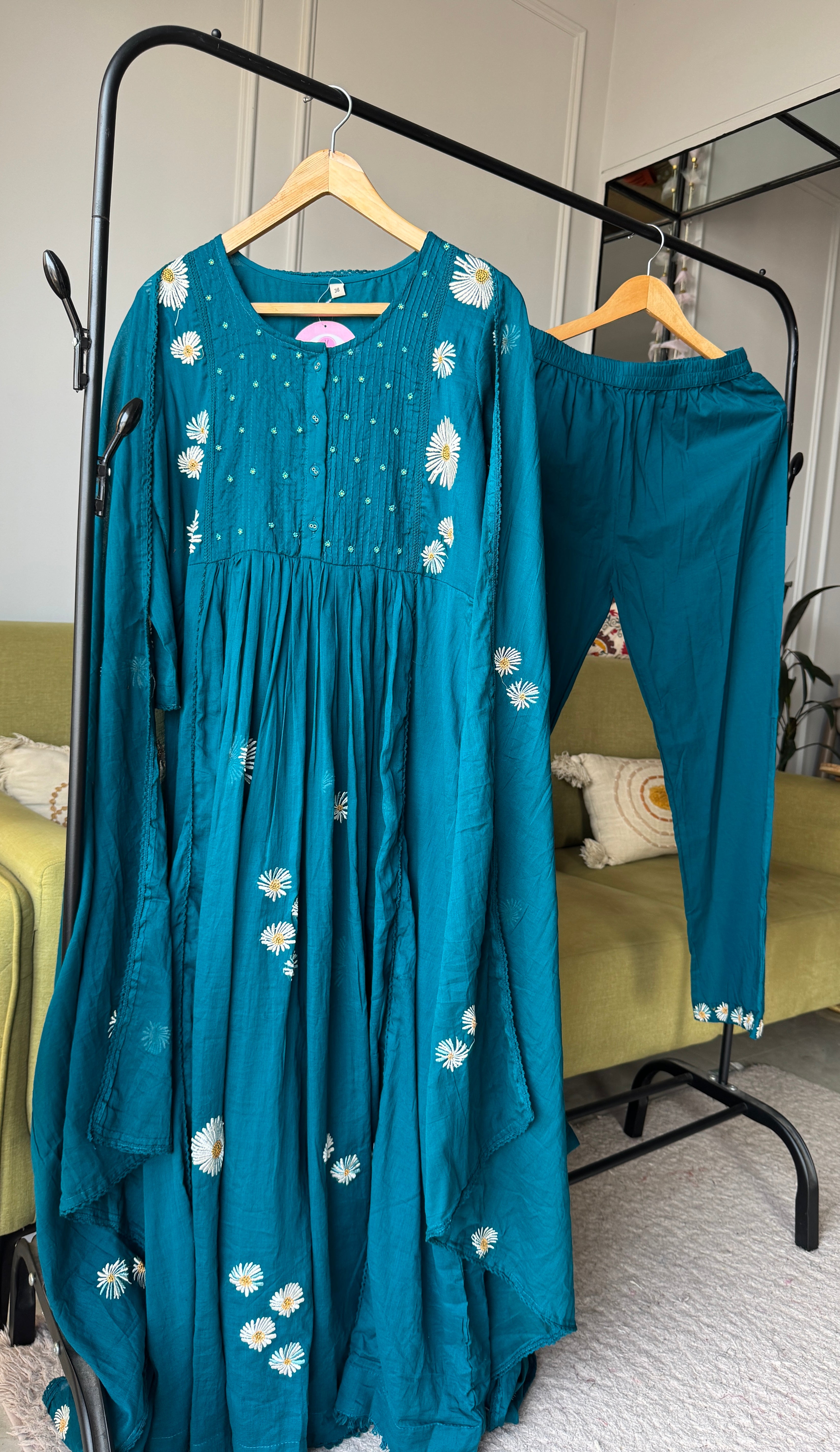 Priyal Mul Cotton Dress