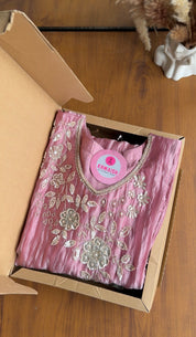 Chandni Hand Work Coords- Pink