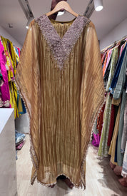 Handwork Kaftan Set - Golden Yellow