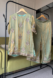 Nilima Tissue Embroided Dress