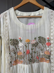 Gayatri Mul Chanderi Handwork Dress